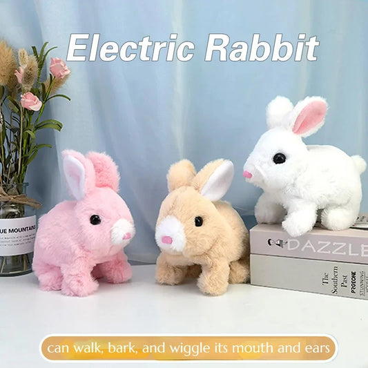 New Electronic Plush Rabbit Toy Robot Animal Pet